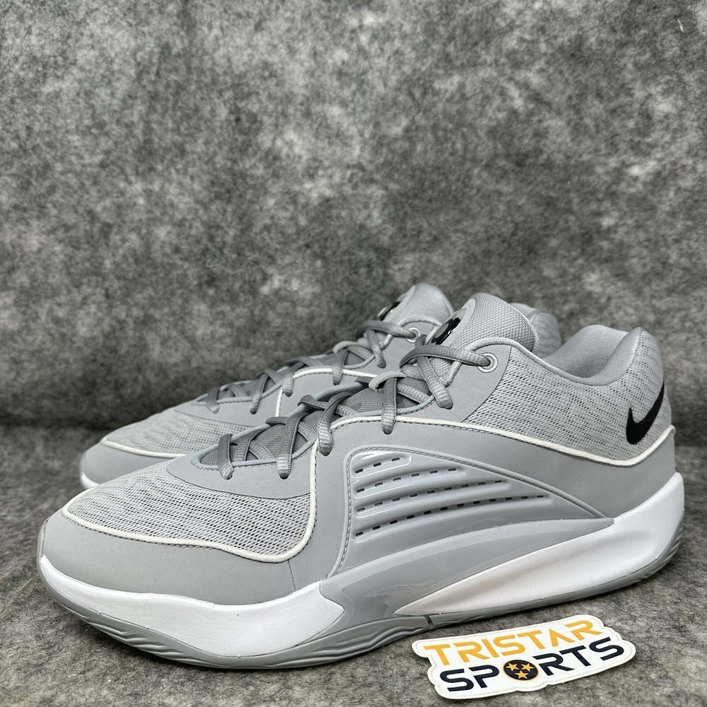 Nike KD 16 Basketball Shoes Mens Size 14 Gray White TB Promo Durant FN7091-003